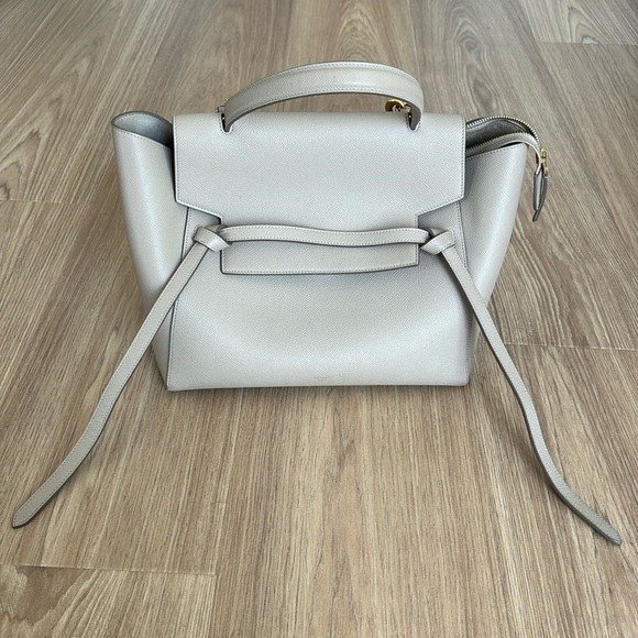 Celine Light Taupe Mini Belt Bag Grained Calfskin - Picture 1 of 10